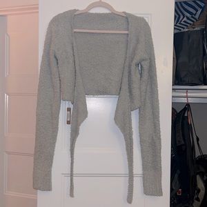 Skims Cozy Knit Wrap Top